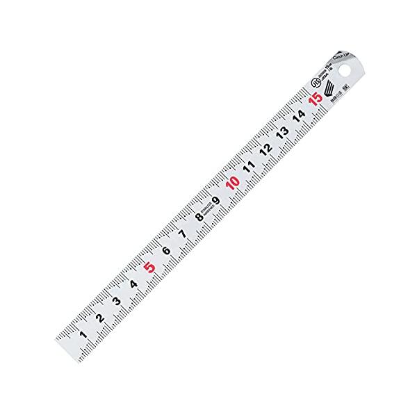 他サイト： 新潟精機Niigataseiki SK 日本製 キャッチアップスケール 快段目盛 15cm CU-15KD シルバー仕上 JIS規格の商品画像