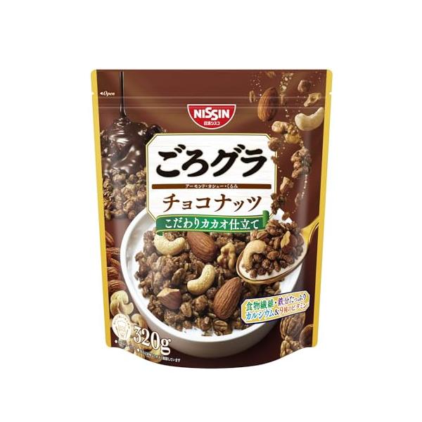 他サイト： 日清シスコ ごろグラ チョコナッツ 320g×6袋の商品画像