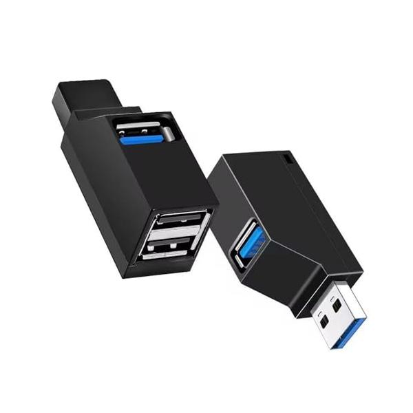 1；3ポート拡張USB 3.0ポートx 1、USB 2.0ポートx 2。ノートパソコンまたはデスクトップパソコンで最大1つのUSB-Aポートを使用して3つのポートに接続できます。2；製品サイズ55 mm*18 mm*24 mm3；携帯便利小...
