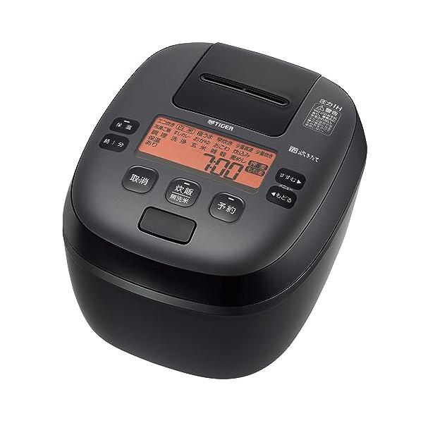 他サイト： タイガー魔法瓶TIGER 炊飯器 5.5合 圧力IH式 ご泡火炊き 土鍋かまどコート釜 ブラック JPI-S10NKの商品画像