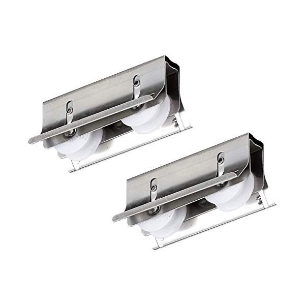 他サイト： 家研販売Kaken Hanbai 網戸専用 取替戸車 アルミサッシ用 2個入 W7A13 W7×H17×D40mm シルバーの商品画像