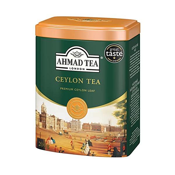 他サイト： アーマッドティー セイロン 茶葉 200g 缶 イギリス 有名ブランド 紅茶 リーフ 大容量 業務用 AHMAD TEAの商品画像