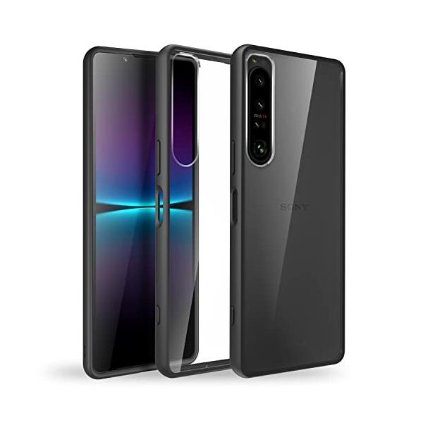 SONY Xperia 1 IV用 ケース クリア SO-51C | SOG06 ケース 耐衝撃 米軍MIL規格取得 SGS認証 黄ばみなし レンズ保護 滑り止め 指紋防止 ストラップホ
