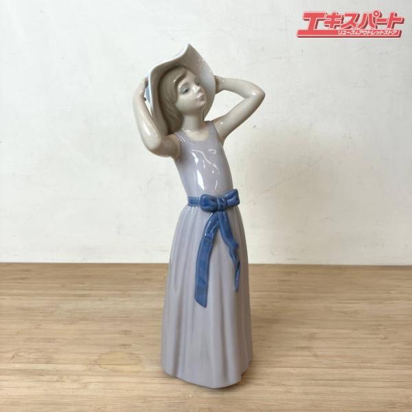LLADRO リヤドロ フィギュリン 若草色の少女 ラグジュアリーポーセリン