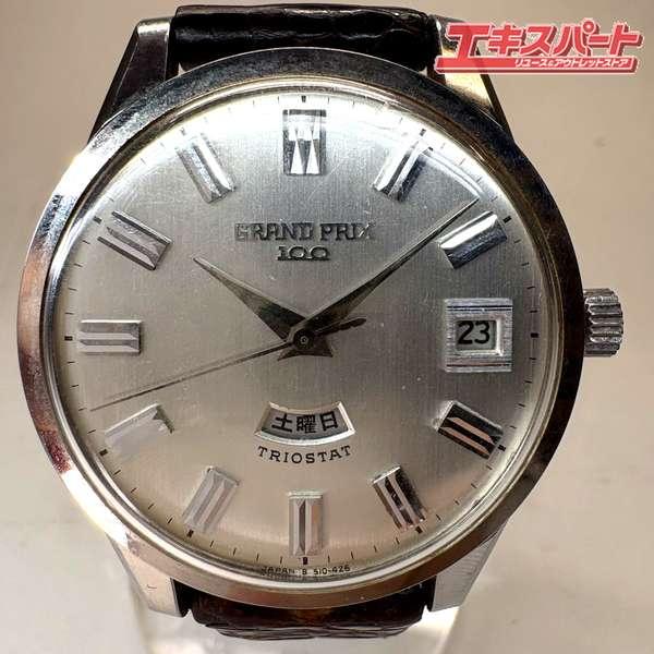 稼働品】 腕時計 ORIENT オリエント グランプリ100 TRIOSTAT F15419