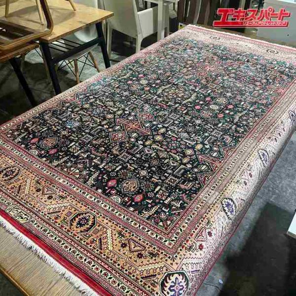 【未使用品】ペルシャ絨毯 イラン ウール×シルク 手織り 60×100cm 楽天市場】ペルシャ絨毯 カーペット ウール＆コットン 手織り