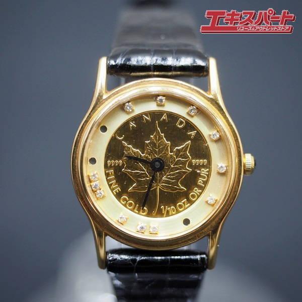 Motive Deco モーティブ デコ MDY-5L メイプルリーフ金貨文字盤 K18