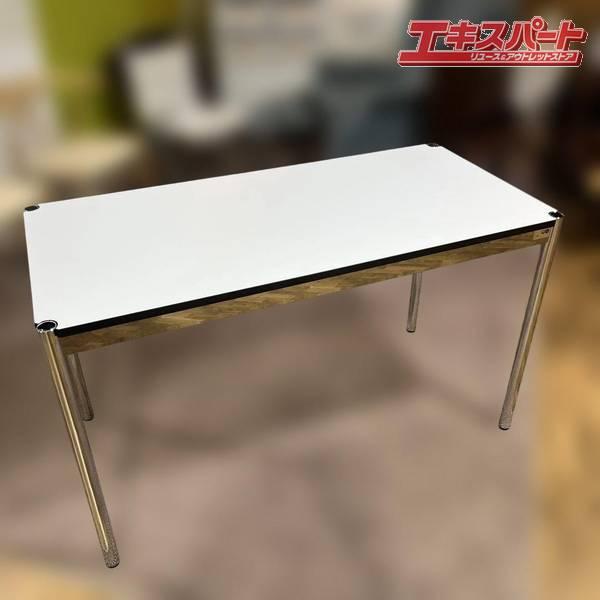極美品 USMハラー テーブル ラミネート パールグレー W1250 D600 USMハラー テーブル ラミネート パールグレー W1250 D600 極美品 戸塚