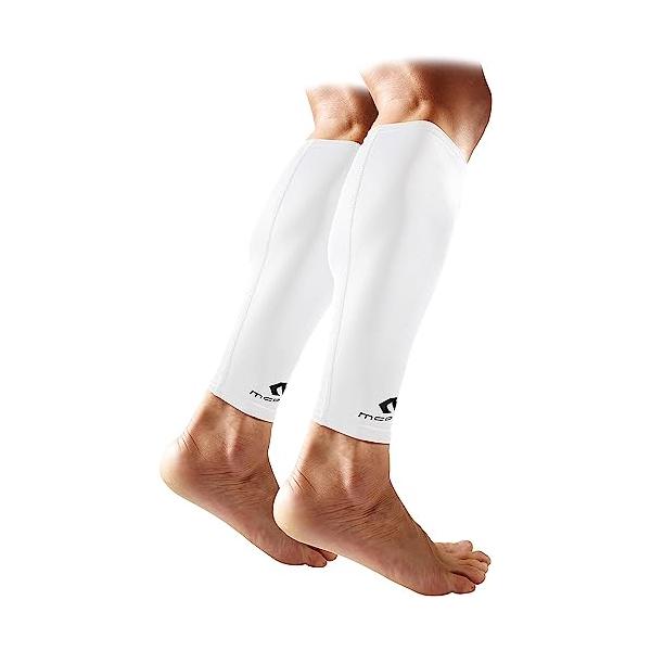 ふくらはぎ全体を適圧サポートするヒザ下丈のレッグスリーブ2本入りカラー：ブラックBK、ホワイトWHサイズ：ふくらはぎ周囲/cmS : 2934　M : 3339　L : 3845