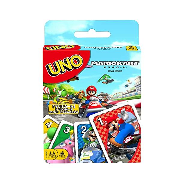 マテルゲームMattel Game ウノ マリオカート スペシャルルールカード ワイルドアイテムボックスカード付7歳~ GWM70