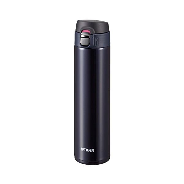 WEB限定タイガー 水筒 600ml 直飲み ステンレス ミニ ボトル サハラ マグ 軽量 夢重力 MMJ-A060-KA ブルーブラック