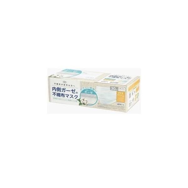 富士 3個セット 内側ガーゼの不織布マスク 30枚 ・