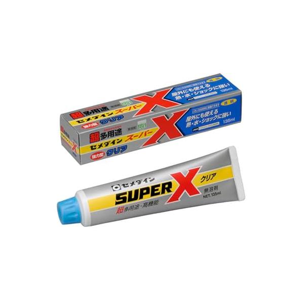 セメダインCemedine 超多用途接着剤 スーパーX クリア 135ml AX-041