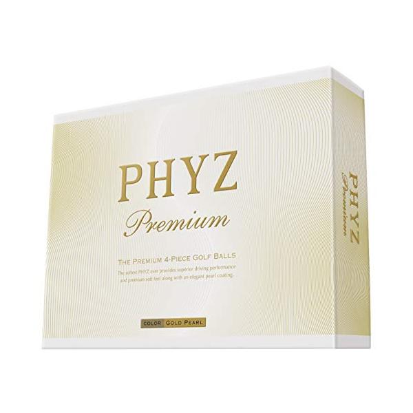 他サイト： BRIDGESTONEブリヂストン ゴルフボール PHYZ プレミアム 1ダース12個入り ゴールドパール PMGXの商品画像