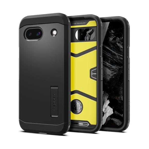 他サイト： Spigen Google Pixel 8a ケース 耐衝撃 スタンド付き 米軍MIL規格取得 耐衝撃 三層構造 スマホスタンド カメラ保護 傷防止 衝撃 吸収 ワイヤレス充電の商品画像
