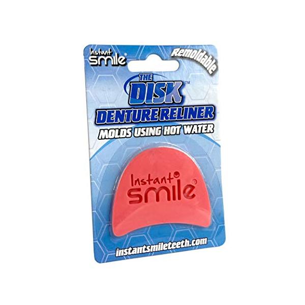 他サイト： インスタントスマイルディスク義歯リライナー、緩いフィッティング義歯のリライン、入れ歯用クッショングリップ、お湯で成形して柔らかくする、非永の商品画像