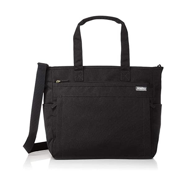 アネロ グランデ 2WAY トートバッグ A4 撥水/軽量/10ポケット/2WAY SPS GUH2316Z ブラック