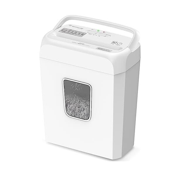 ?カード類細断可能 カード、ホッチキス針、クリップなどを細断できる便利な機能を備えた電動シュレッダーです。家庭での書類整理や個人情報の管理に最適です！A4コピー用紙64g/?の場合の細断枚数です、これより厚い紙の場合は細断できる枚数が減る可...