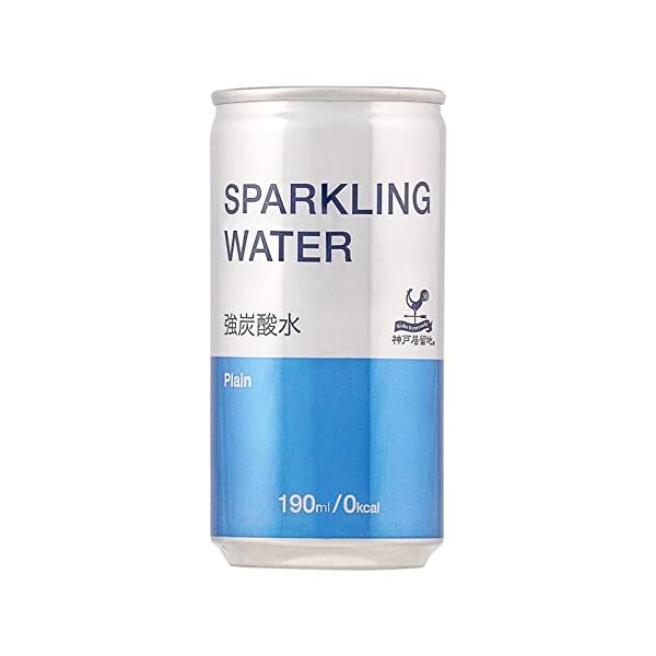 他サイト： 神戸居留地 スパークリングウォーター 強炭酸水 プレーン 缶 190ml × 30本 飲み切りサイズ  ソーダ 炭酸飲料 割り材 国産の商品画像