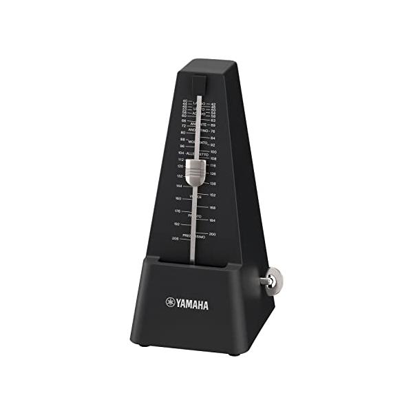 ヤマハYAMAHA メトロノーム ブラック MP-90BK 定番の三角錐スタイル マット仕上げにより指紋が付きにくい仕様 ゼンマイ駆動