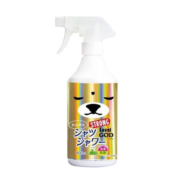 ひんやりシャツシャワー ストロング レベルGOD ミントの香り 500ml