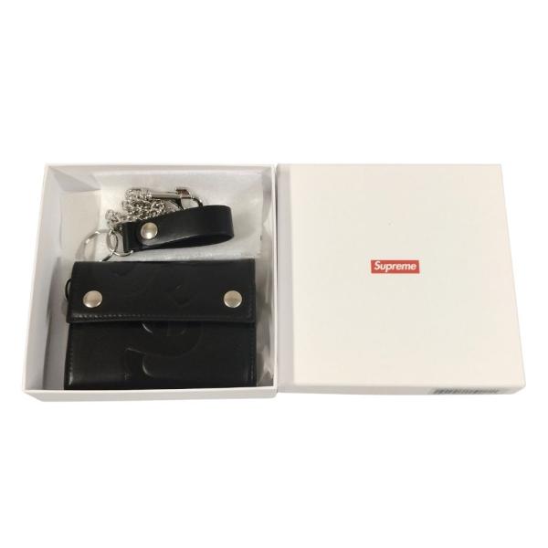 Supreme Leather Chain Wallet Blackシュプリーム Supreme Leather Chain Wallet Black - SS25 - JP