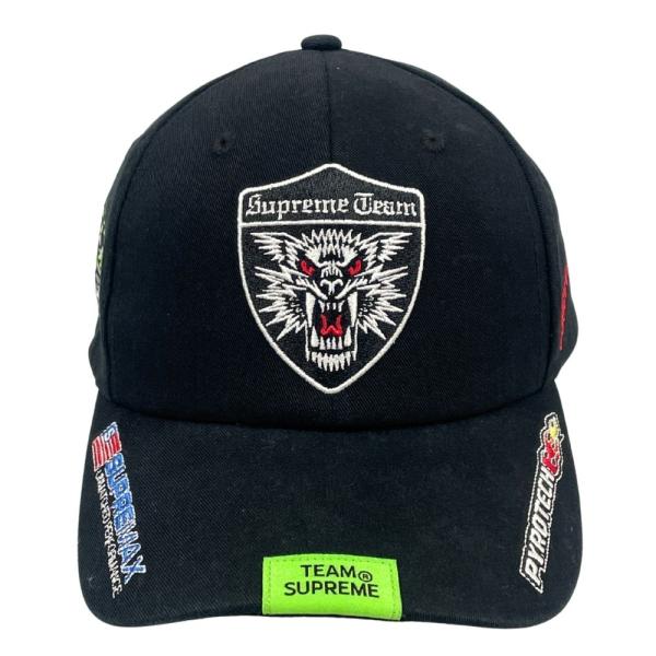 SUPREME シュプリーム 25SS Racing Team 6-Panel キャップ ブラック サイズフリー 正規品 / 52110 Supreme（シュプリーム） 25SS Racing Team 6-Panel キャップ ブラック