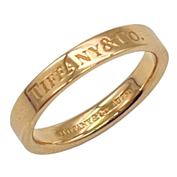 TIFFANY&Co.（ティファニー） フラットバンド リング 指輪 K18 ピンク