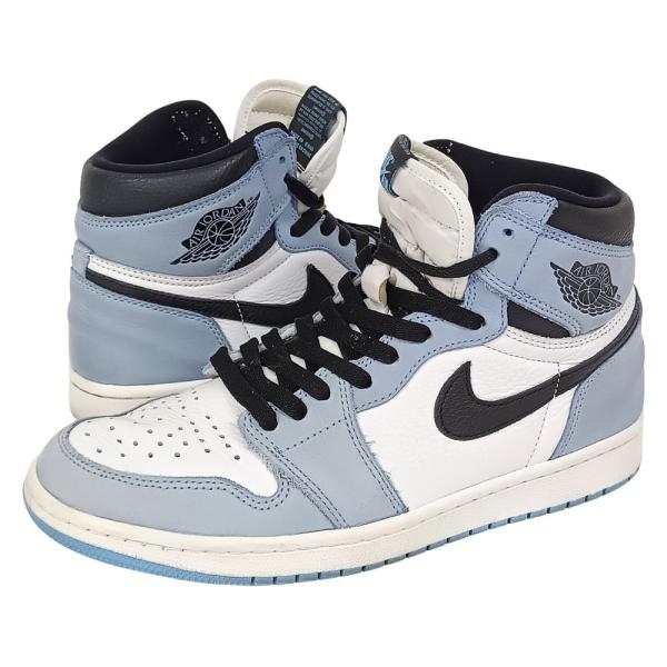 NIKE ナイキ 555088-134 AIR JORDAN 1 HIGH OG エアジョーダン スニーカー ユニバーシティーブルー サイズUS9.5=27.5cm 正規品 / 55396