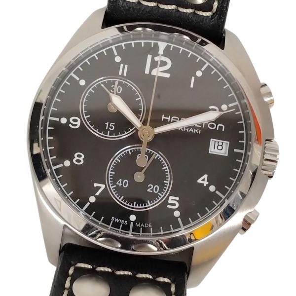 HAMILTON ハミルトン H765120 カーキ パイロット クロノグラフ