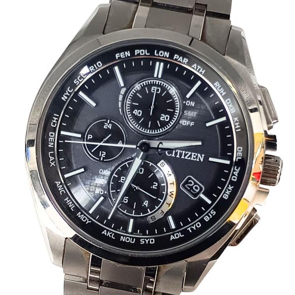 CITIZEN シチズン 品番51152000558A88 CT AT8040-57E アテッサ エコドライブ ソーラー電波 ダイレクトフライト 腕時計 正規品 / C932 CITIZEN（シチズン） 品番51152000558A88 CT AT8040-57E アテッサ エコ