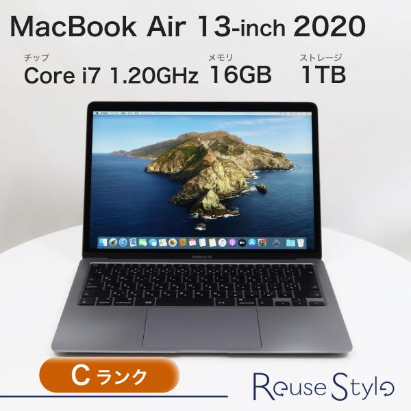 MacBookAir 13インチ 2020 スペースグレイ 13.3インチMacBook Air [整備済製品] 8コアCPUと8コアGPUを搭載