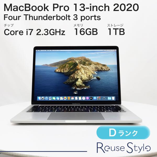 MacBook Pro 13インチ 2020 シルバー 16GB 1TB USキーボード D