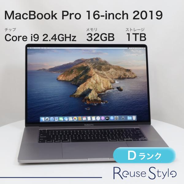 MacBook Pro 16インチ 2019 スペースグレイ 32GB 1TB USキーボード D