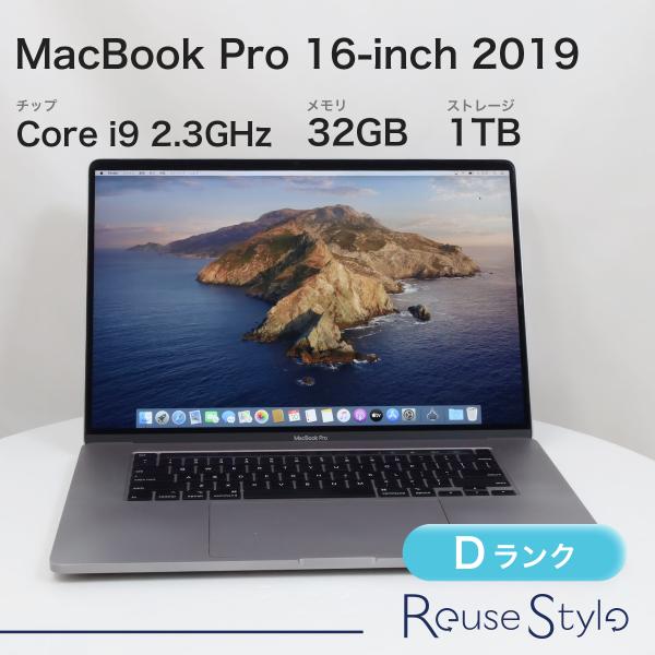 MacBook Pro 16, 2019, i7, 32G, 1TB, USキー MacBook Pro 16インチ 2019 スペースグレイ 32GB 1TB USキーボード D