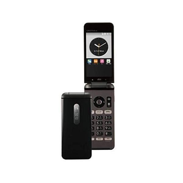 (中古並品) au KYOCERA GRATINA 8GB ブラック KYF31【安心保証90日/赤ロム永久保証】GRATINA Android アンドロイド ガラホ