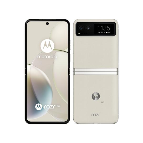 【難あり中古】Motorola razr 40 バニラクリーム 中古】MOTOROLA 国内版 【SIMフリー】 motorola razr 40 バニラ