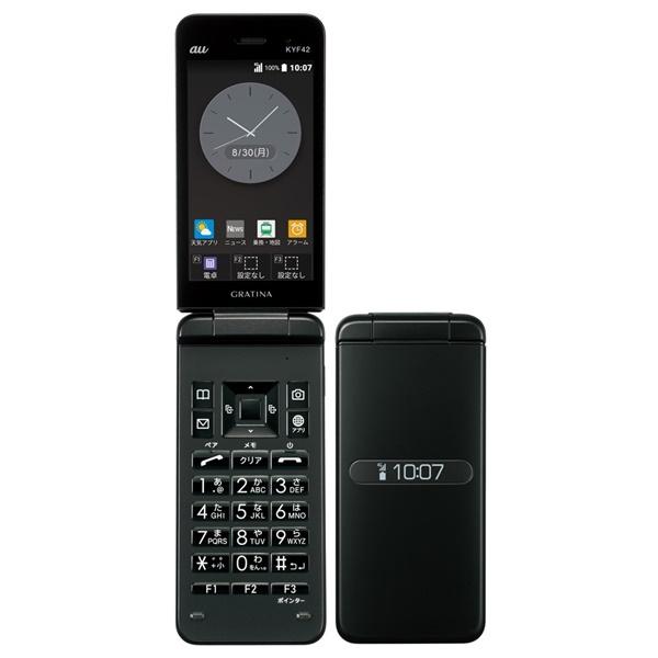 KYOCERA（京セラ） (中古並品) au KYOCERA GRATINA 8GB ブラック KYF42