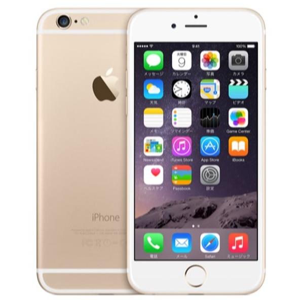【良品】iPhone 6 64GB MG4J2J/A ゴールド iPhone 6 (中古並品)〈SIMフリー〉Apple 64GB ゴールド MG4J2J/A