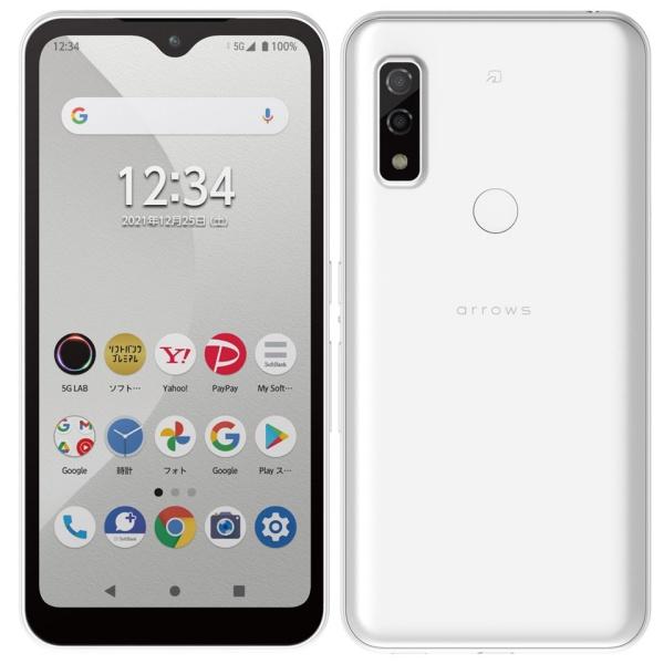 arrows We (中古未使用品)〈SIMフリー〉FUJITSU Arrows 64GB ホワイト 
