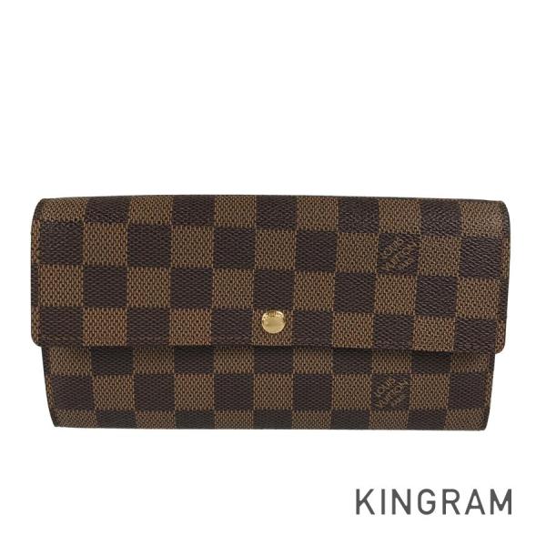 ルイ・ヴィトン ダミエ ポルトフォイユ サラ N61734 長財布 かぶせ蓋 LOUIS VUITTON（ルイ・ヴィトン） ダミエ ポルトフォイユ サラ N61734