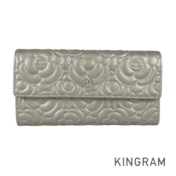 CHANEL（シャネル） カメリア 長財布 kkd【中古】 : キングラムモール