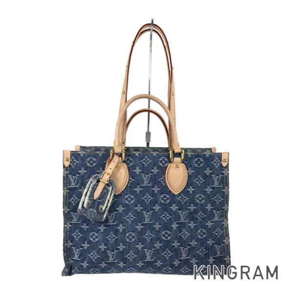 LOUIS VUITTON ルイ・ヴィトン モノグラム デニム オンザゴー MM