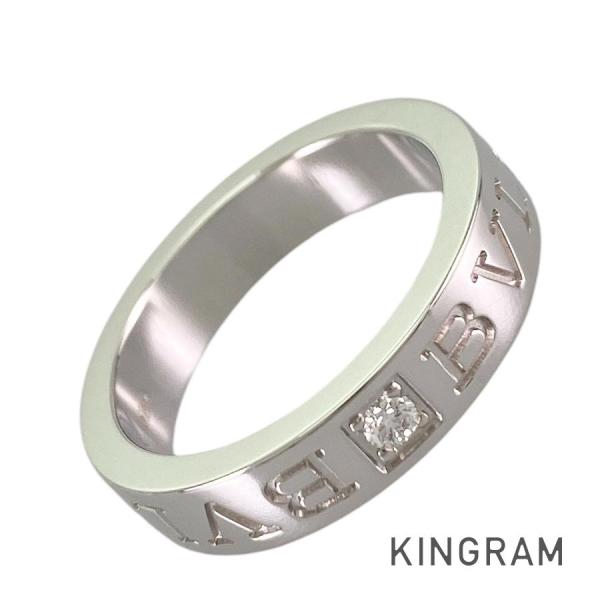 【美品】ブルガリ ビーゼロワン リング 10号 シルバー 925 ダブルロゴ BVLGARI（ブルガリ） ビーゼロワン エッセンシャル 339983 10号(50