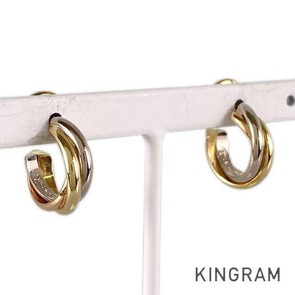 U*様 【証明書付属】Cartier トリニティピアス　ポストの長さ出し済み Cartier （カルティエ）トリニティピアスのポスト調整 | タイム