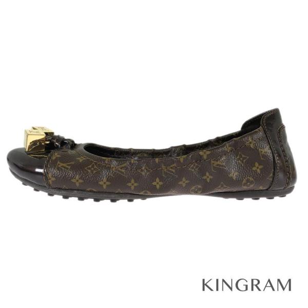 特別送料無料 ルイ ヴィトン Louis レディース 中古 ローファー 1 2 サイズ 6 Fa0164 ダークブラウン レースアップ キルト ローファー Vuitton レディース靴