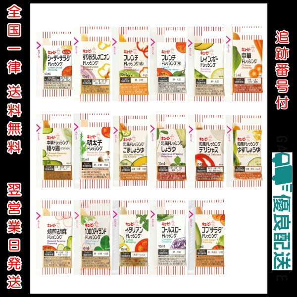 《お届け方法：ネコポス》＜お得な各3袋セットもございます＞・シーザーサラダ、焙煎胡麻、フレンチ（白）、フレンチ（赤）、コールスロー、コブサラダ、1000アイランド、レインボー、明太子、イタリアン・すりおろしオニオン・和風(デリシャス、しょう...