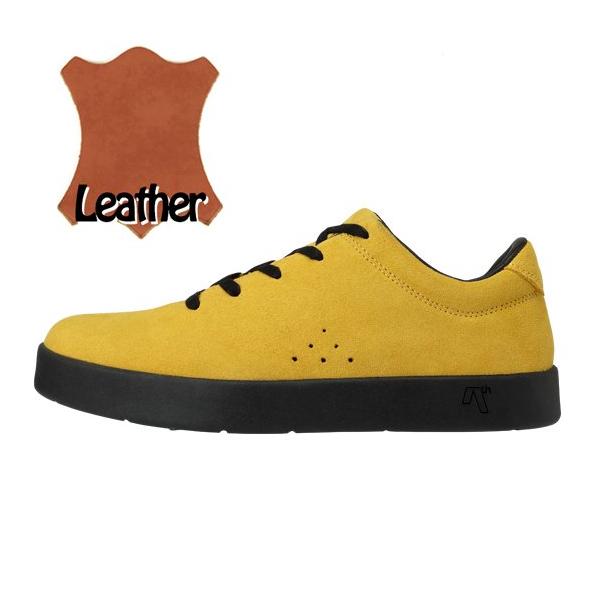 AREth I RACEスニーカー スケシュー 27 AREth アース｜I lace (イエロー×ブラック)(アイレース スニーカー
