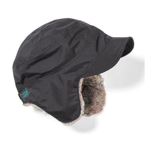≫GREEN CLOTHING グリーンクロージング｜BOA CAP (ブラック)(ボアキャップ フラップキャップ)