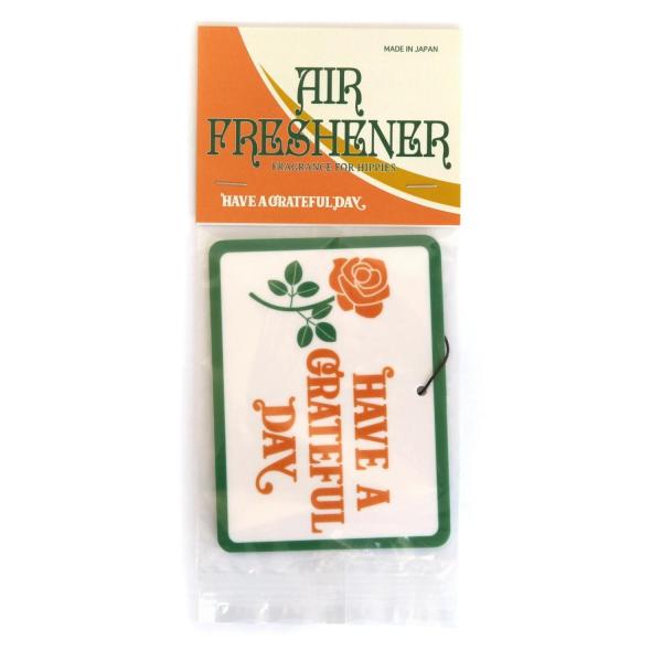 HAVE A GRATEFUL DAY ハブアグレイトフルデイ｜AIR FRESHENER (ボックスロゴ)(フレグランスペーパー カータグ)
